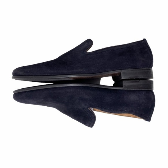 NWT Zara Man Black Slip On Suede Leather Loafers Size EU 42 US 9 main image 9